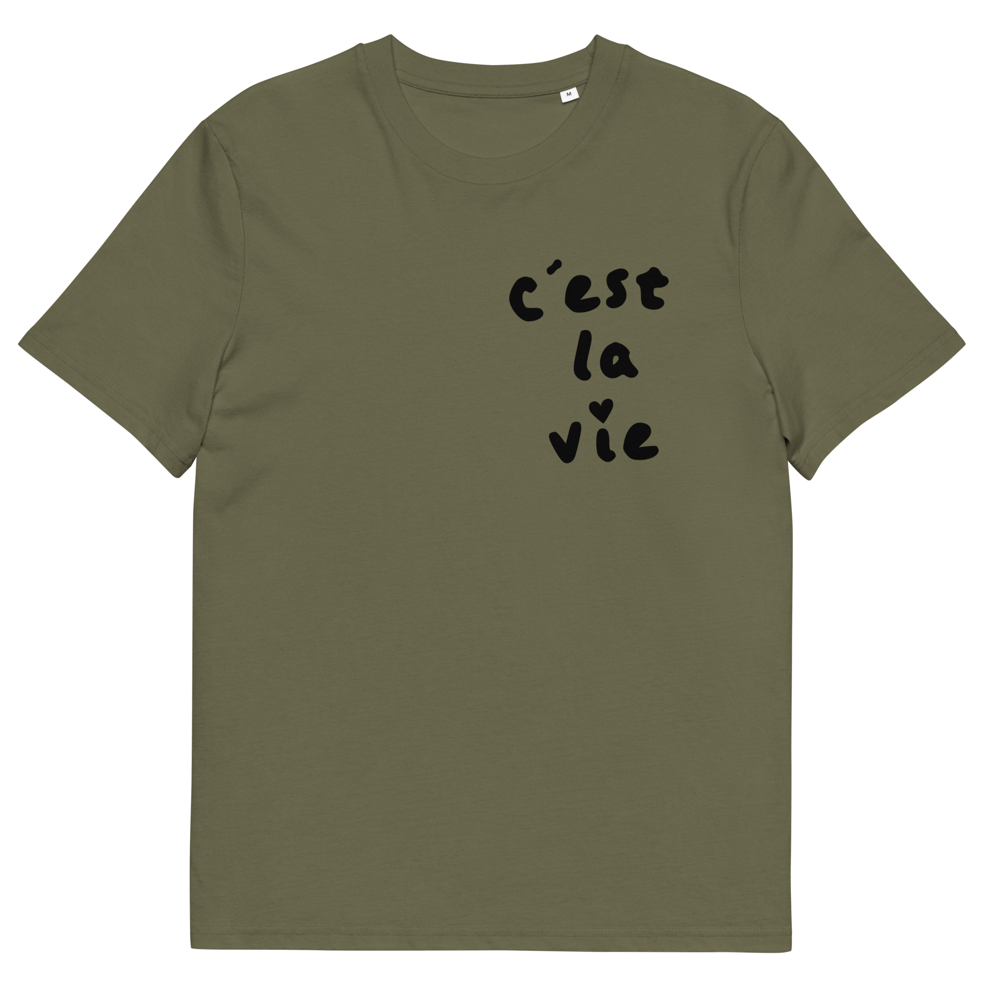 c'est la vie · Unisex organic cotton t-shirt
