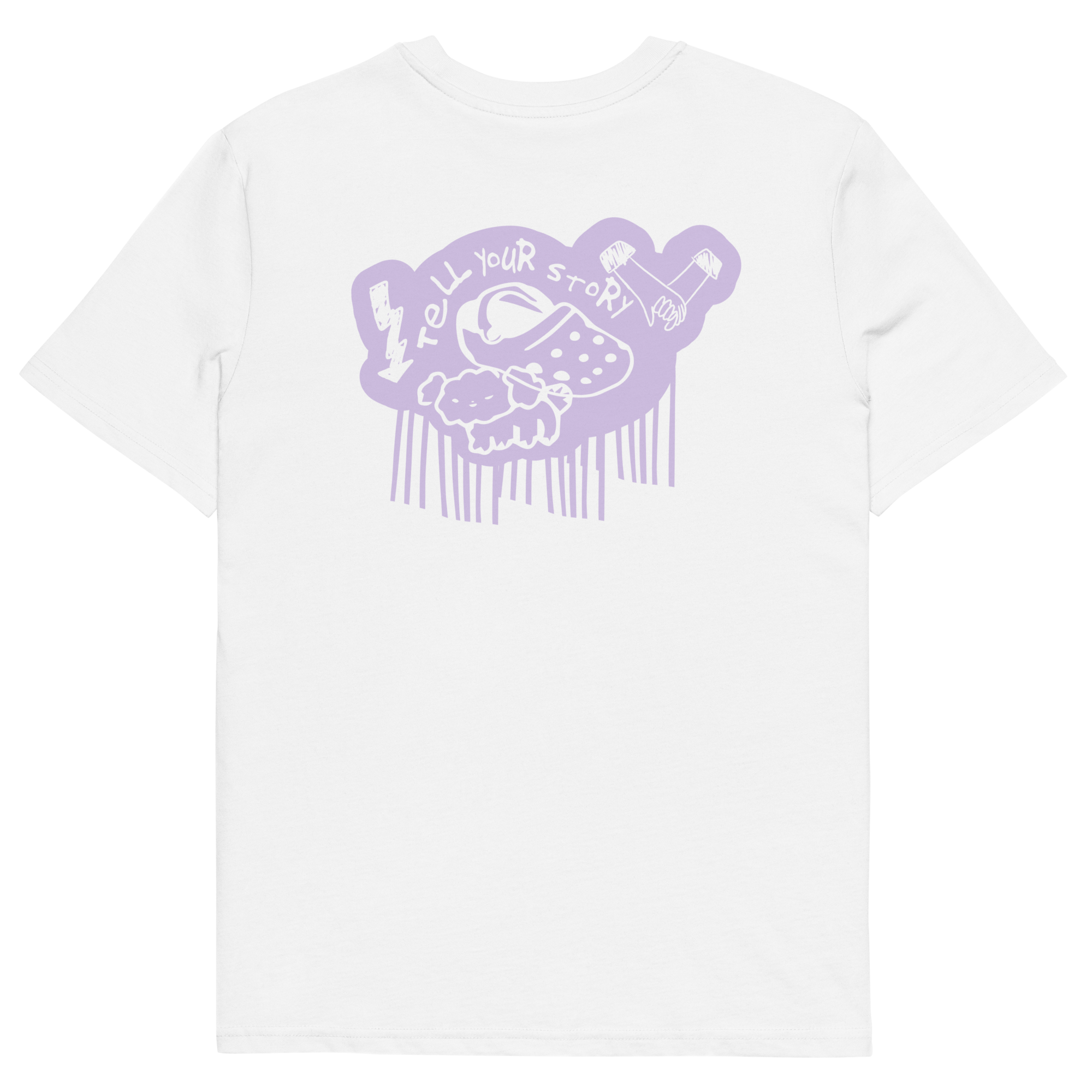 Tell your story · Unisex organic cotton t-shirt